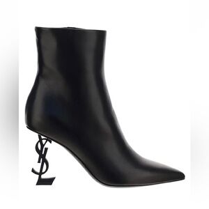 Yves Saint Laurent Black Heeled Boots